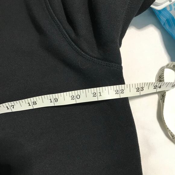 Athleta medium Solstice Reversible Sherpa Hooded Sweatshirt Black 511866. - Picture 3 of 6